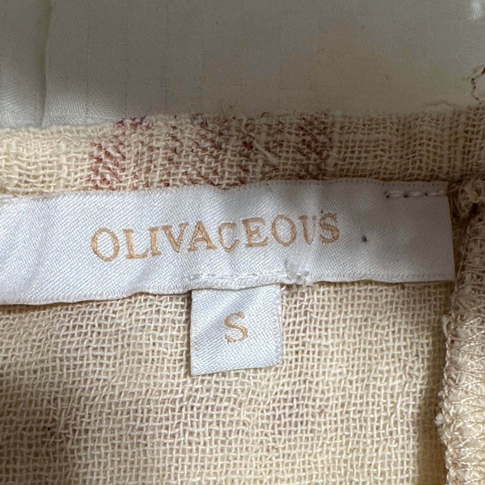 Olivaceous Plaid Sleeveless Dress EUC S - Picture 6 of 8